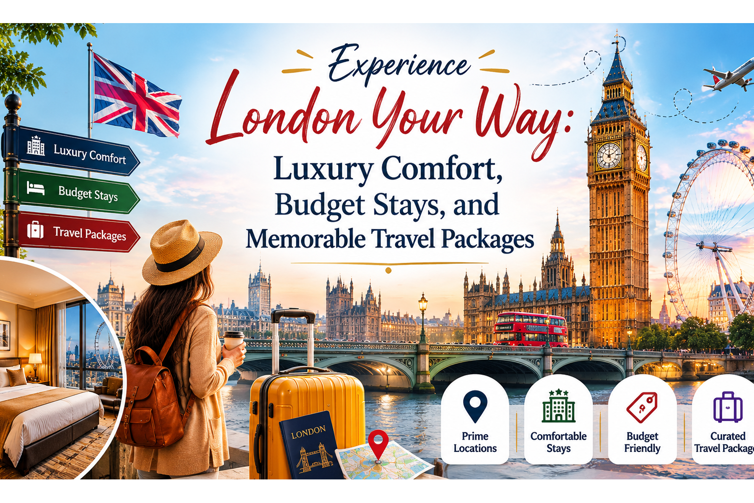 Experience London Your Way: Luxury Comfort, Budget Stays, and Memorable Travel Packages