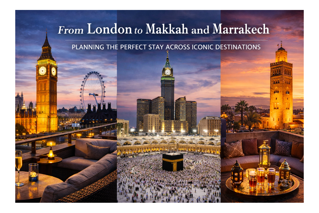From London to Makkah and Marrakech: Planning the Perfect Stay Across Iconic Destinations