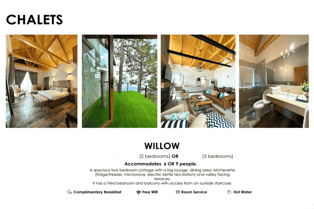 Chalet (Willow) 2 Bedrooms