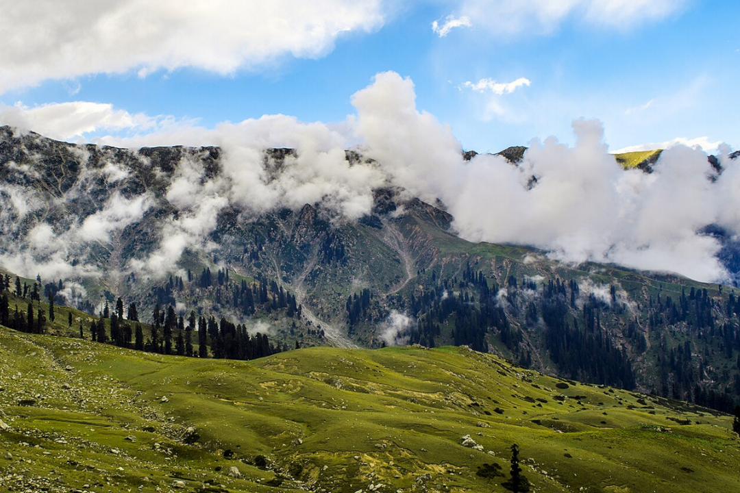 Gabeena Jabba located near Lalkoo Village, Swat Valley