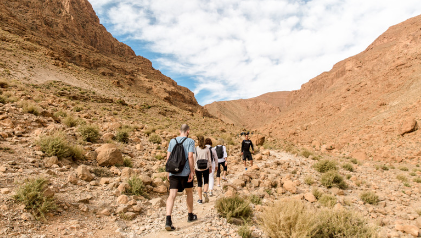 Guided walk through valleys
