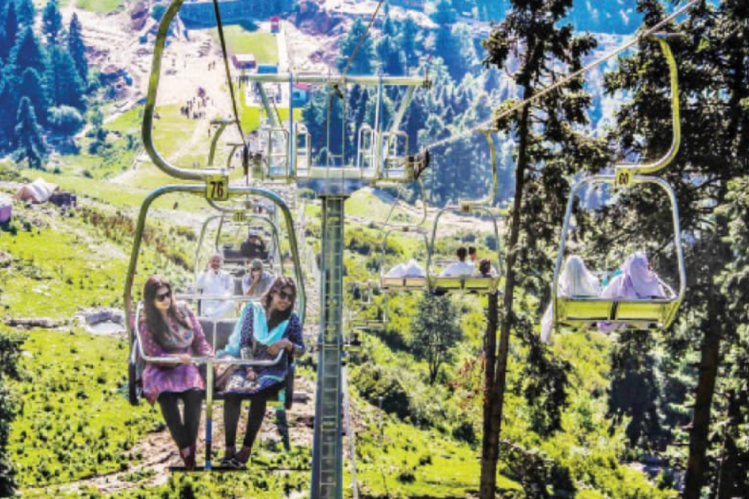 Malam Jabba, Chairlift