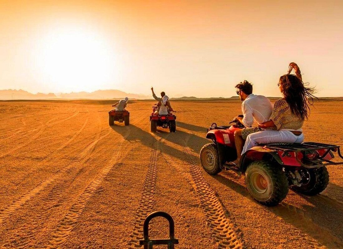 Sunrise in Sahara Desert